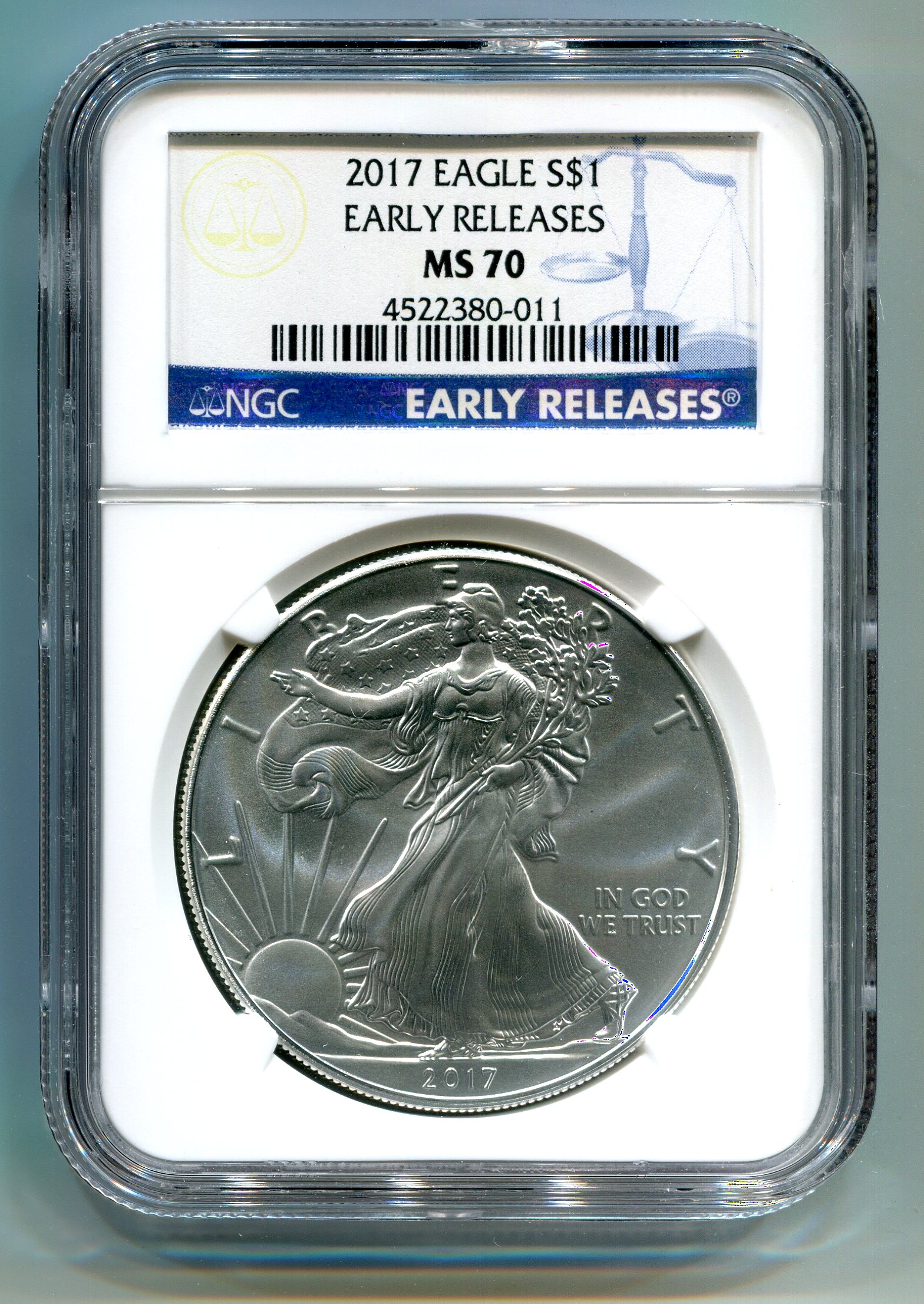Details about   2014 American Silver Eage NGC MS 69 First Releases 